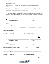 Form DEP6053-K Trust Agreement - Kentucky, Page 13