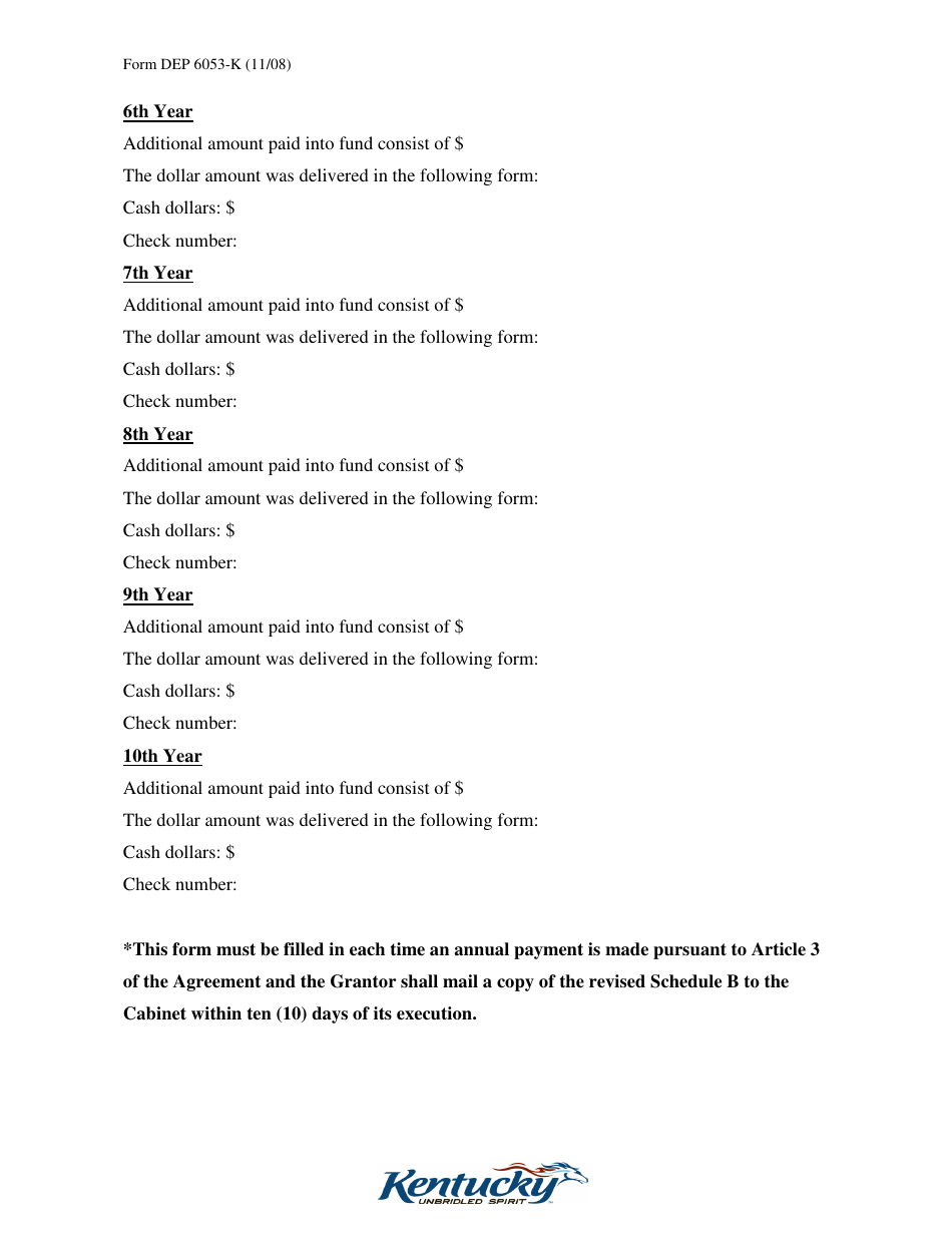 Form DEP6053-K Trust Agreement - Kentucky, Page 16