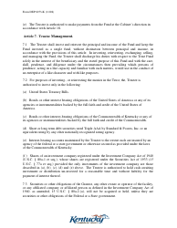 Form DEP6053-K Trust Agreement - Kentucky, Page 7