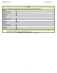 Form DEP0062 Reimbursable Amount Re-evaluation Form - Kentucky, Page 2