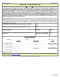 Form DEP6078 Third-Party Claim Form - Kentucky, Page 2