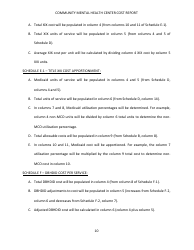Instructions for Community Mental Health Center Cost Report - Kentucky, Page 10