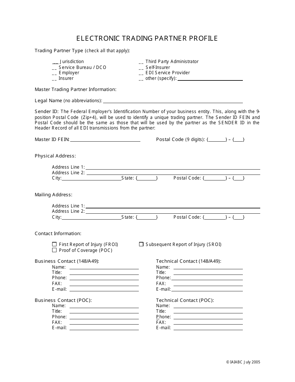 Electronic Trading Partner Profile - Kentucky, Page 2