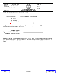 Document preview: Form AOC-262 Notice of Appeal on Denial of Self-consent Abortion by a Minor - Kentucky