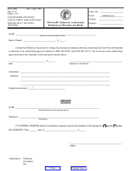Document preview: Form AOC-858 Petition by Crematory to Authorize Cremation of Decedent and Order - Kentucky