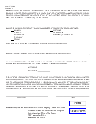Form AOC-CFCRB-8 Kentucky Citizen Foster Care Review Board Volunteer Application - Kentucky, Page 2