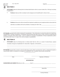 Form AOC-JV-23 Verified Petition for Involuntary Hospitalization - Kentucky, Page 2