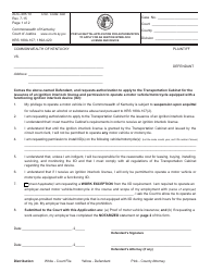 Form AOC-495.10 Post-acquittal Application for Authorization to Apply for an Ignition Interlock License and Device - Kentucky