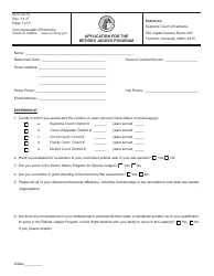 Document preview: Form AOC-SJ-12 Application for the Retired Judges Program - Kentucky