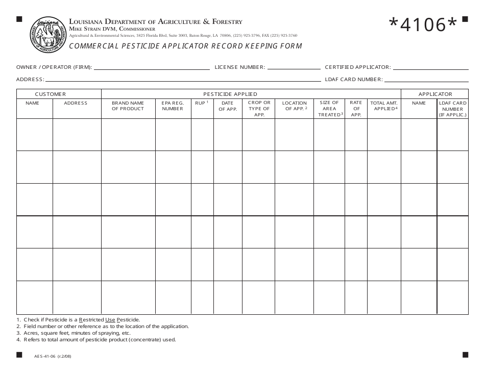 Printable Chemical Spray Record Sheet Template Printable Templates