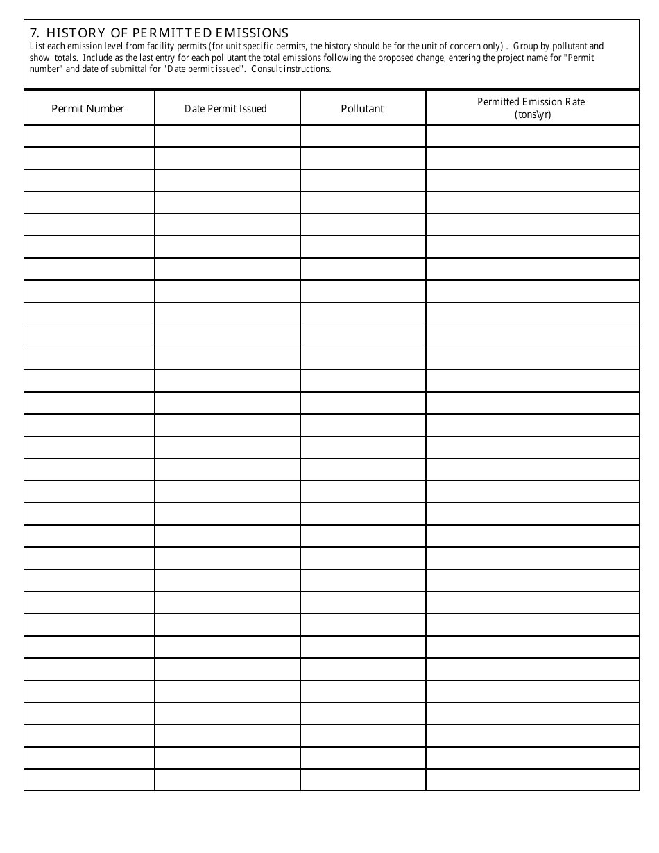 Application for Approval of Emissions of Air Pollutants - Louisiana, Page 3