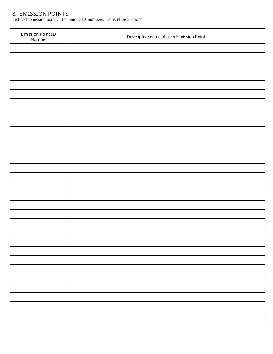 Application for Approval of Emissions of Air Pollutants - Louisiana, Page 4
