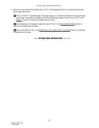 Form 7155 Permit Application for the Use or Disposal of Sewage Sludge (Biosolids) in Louisiana - Louisiana, Page 18