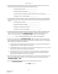 Form 7155 Permit Application for the Use or Disposal of Sewage Sludge (Biosolids) in Louisiana - Louisiana, Page 22
