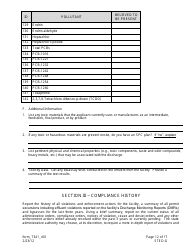 Form 7341 (STED-G) Lpdes Notice of Intent to Discharge Wastewater From Short-Term and Emergency Activities - Louisiana, Page 12
