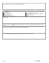 Waste Tire End-Market Use Project Request Application Form - Louisiana, Page 3