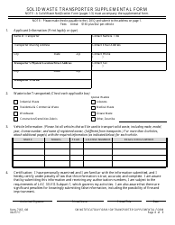 Form 7165_R08 Solid Waste Notification Form - Louisiana, Page 8