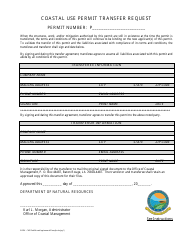 Coastal Use Permit Transfer Request - Louisiana