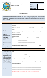 Document preview: Exclusive Geophysical Agreement Application Form - Louisiana