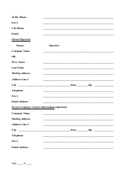 Tier II Inventory Filing Form - Louisiana, Page 3