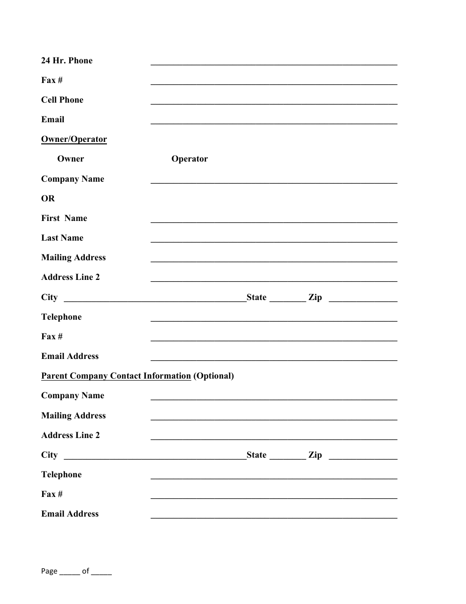 Tier II Inventory Filing Form - Louisiana, Page 3
