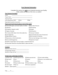 Tier II Inventory Filing Form - Louisiana, Page 5