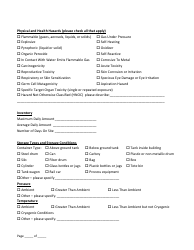 Tier II Inventory Filing Form - Louisiana, Page 8