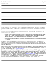 Form SSA-521 Request for Withdrawal of Application, Page 2