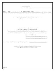 Form SS984 (SS399) &quot;Articles of Incorporation - Domestic Business Corporation&quot; - Louisiana, Page 3