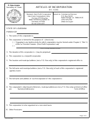 Form SS395A Articles of Incorporation - Domestic Non-profit Corporation - Louisiana, Page 2