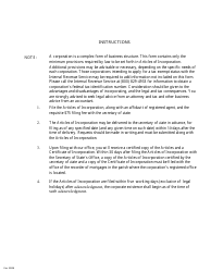Form SS395A Articles of Incorporation - Domestic Non-profit Corporation - Louisiana, Page 4