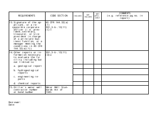 Uic Permit Application Checklist Form - Georgia (United States), Page 4