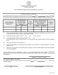 Form 19-24 &quot;Authorization to Retain Real Estate&quot; - Georgia (United States)