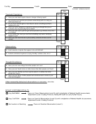 Attachment A Mental Health Screening Form - Georgia (United States), Page 2