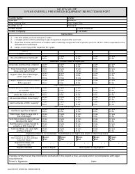 3 Year Overfill Prevention Equipment Inspection Report Form - Georgia (United States)