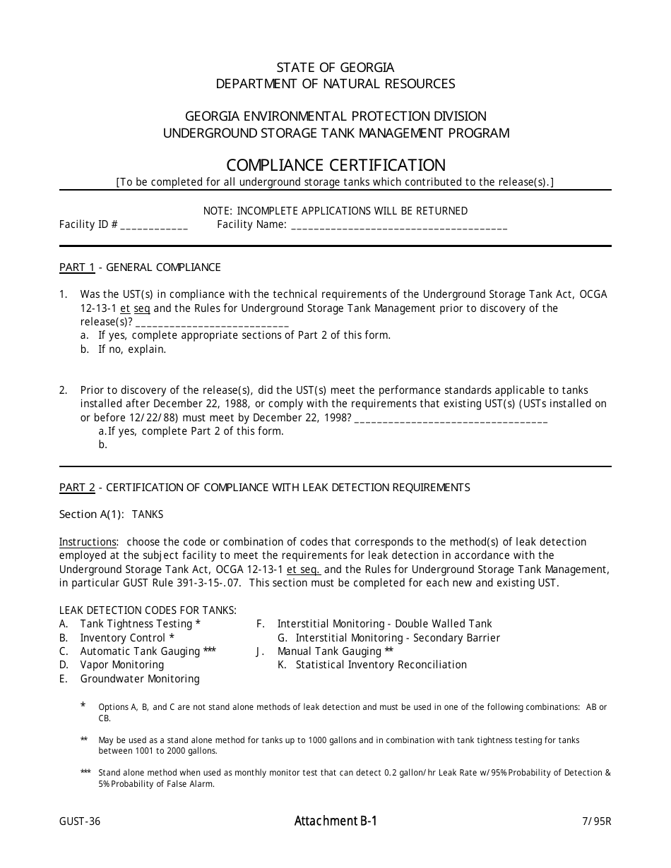 Form GUST-36 Gust Trust Fund Application - Georgia (United States), Page 6