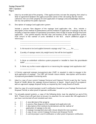 Notice of Intent (Noi) Form for Coverage Under Tier 1 Operation for Land Disposal of Domestic Septage - Georgia (United States), Page 2