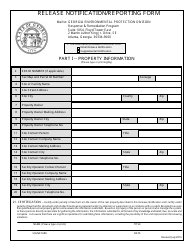 Release Notification/Reporting Form - Georgia (United States), Page 4