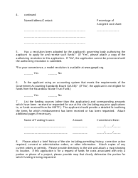 Hazardous Waste Trust Fund Application - Request for Advance - Georgia (United States), Page 3