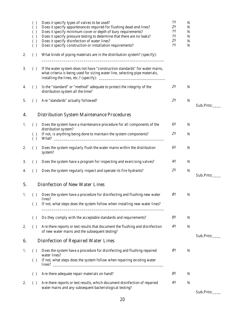 Sanitary Survey for Public Water System - Georgia (United States), Page 20