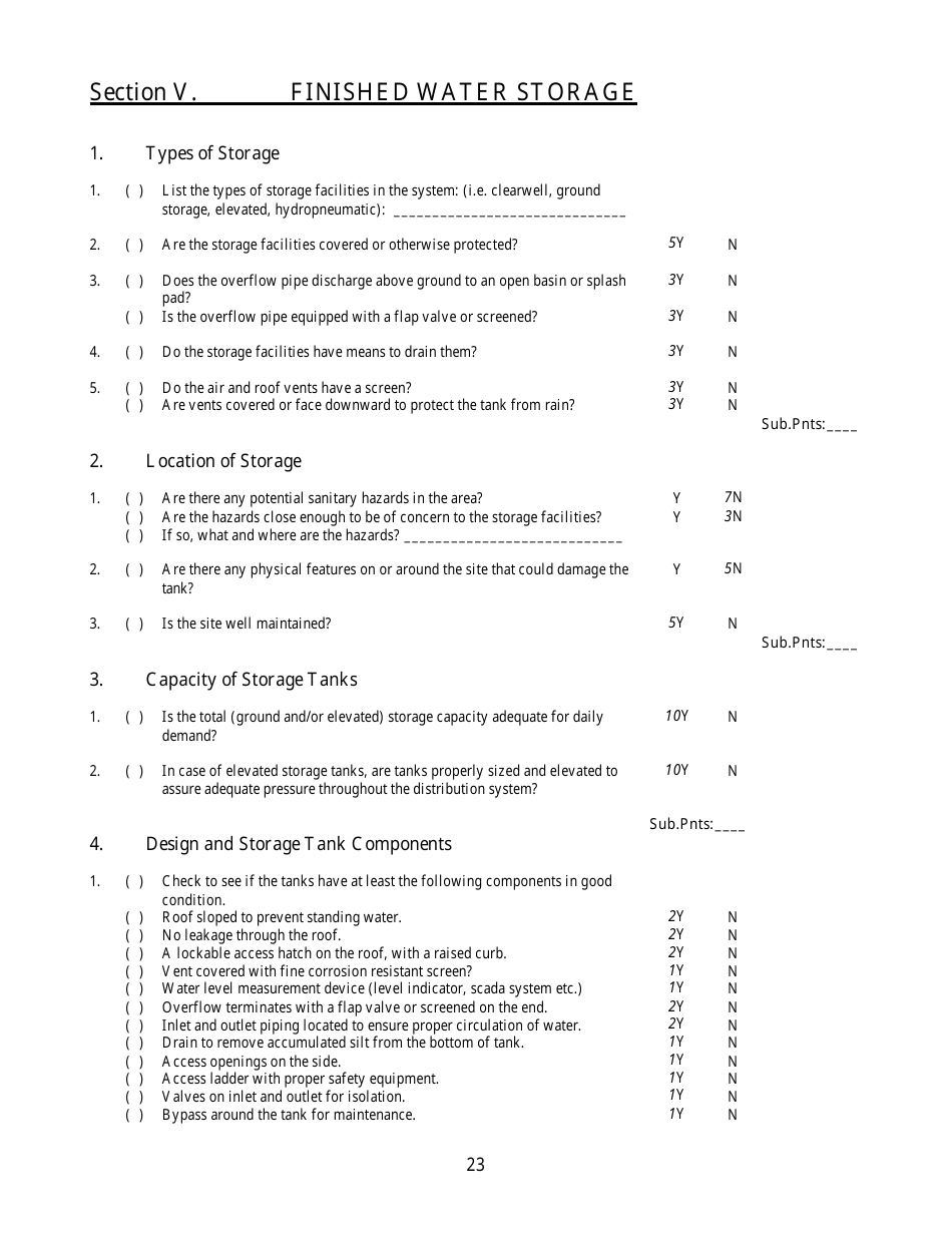 Sanitary Survey for Public Water System - Georgia (United States), Page 23
