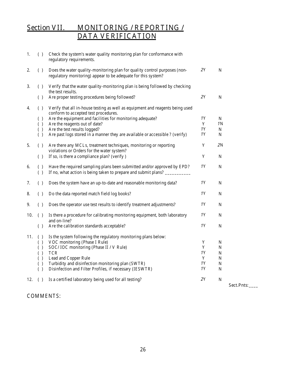Sanitary Survey for Public Water System - Georgia (United States), Page 26