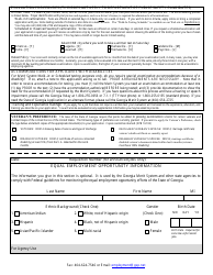 Georgia Application for Employment - Georgia (United States), Page 4