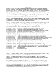 Form SOP-1 Service of Process, Notice, or Demand on the Secretary of State as Statutory Agent - Georgia (United States), Page 2