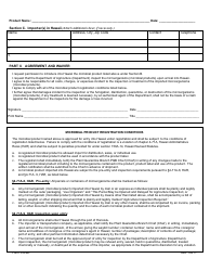 Form PQ-MP Request to Register a Microbial Product - Hawaii, Page 2
