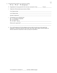 Form DL-14 Statement of Complaint - Hawaii, Page 3