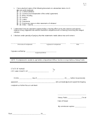 Form DL-14 Statement of Complaint - Hawaii, Page 4