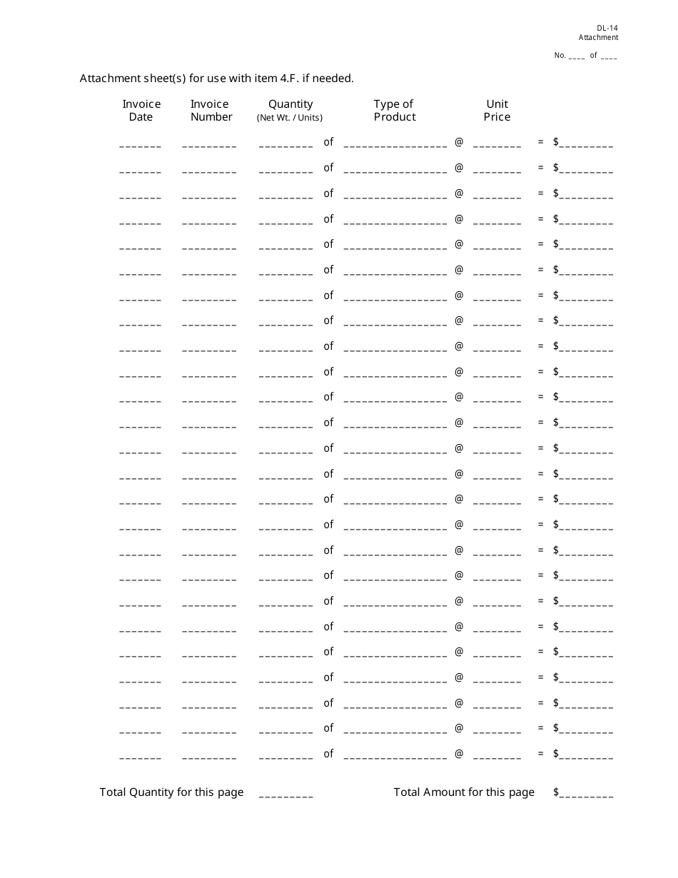 Form DL-14 Statement of Complaint - Hawaii, Page 5