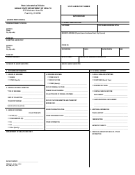Form 81.3 &quot;Clinical Specimen Submission Form&quot; - Hawaii