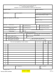 Document preview: Form 2F-P-332 Request to Access/Purchase Court Records (Hccr) - Hawaii